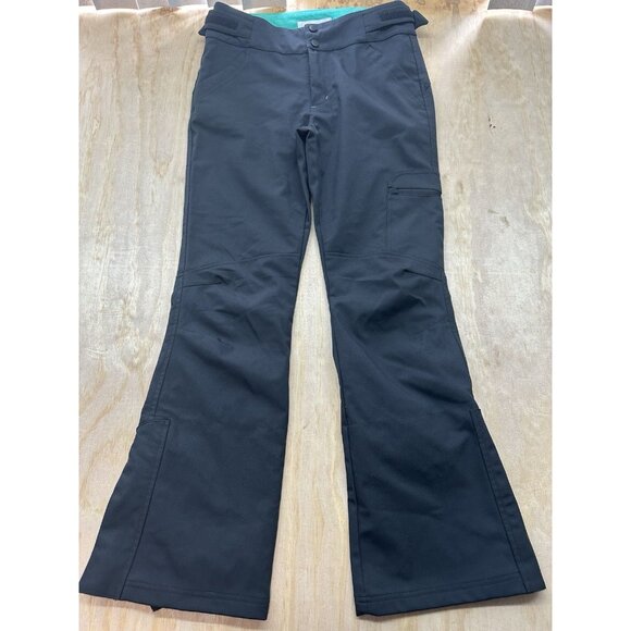 MAGELLAN OUTDOORS Soft Shell Black Ski Snow Winter Pants Womens Sz Small - Picture 1 of 6